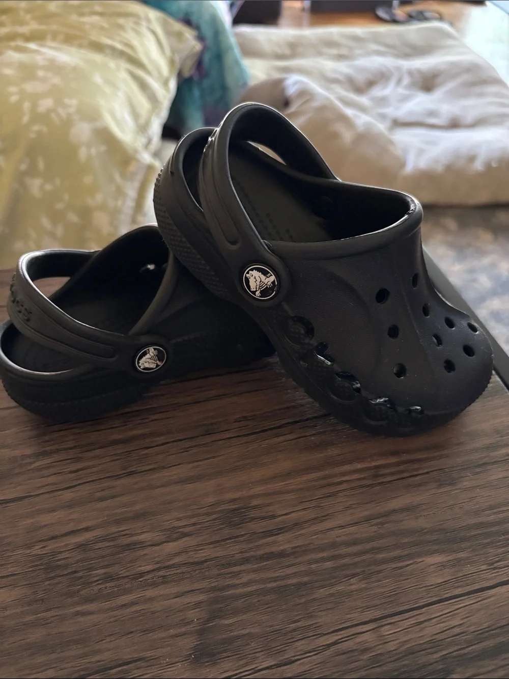 CROCS Kids Black Classic Clog Sandals